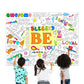 Giant Motivational Positive Coloring Poster For Kids Be Huge Inspirational Quotes Coloring Tablecloth Large Positive Coloring Bo
