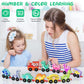 Hellowood Dinosaur Toys For Toddlers Age 2-4, Wooden Dinosaur Train Set With Playmat/Storage Bag, Montessori Educational Toys For 2+ Years Old Boys & Girls