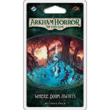 Arkham Horror The Card Game Where Doom Awaits Mythos Pack  Horror Game  Mystery Game Cooperative Card Game Ages 14+  1-2 Players