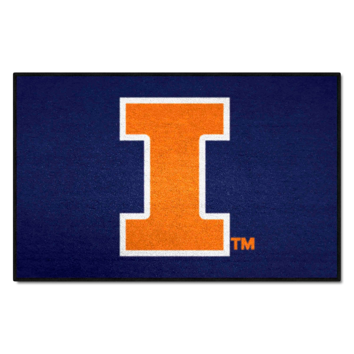 FANMATS - 1962 NCAA University of Illinois Fighting Illini Nylon Face Starter Rug 19x30