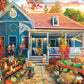 White Mountain Puzzles - Autumn House - 1000 Piece Jigsaw Puzzle For Adults