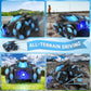 Eulogia RC Stunt Car for Boys 5-12, High Speed 360 Rotating, Drift 4WD Remote Control Car with Headlights, 2.4GHz Electric Recha