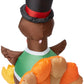 Gemmy Inflatables Holiday G08 26396 Air Blown Outdoor Happy Turkey Decor