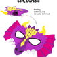 D.Q.Z Toddlers Dinosaur-Dragon-Wings Costume For Kids With Mask, Dino Cape Boys Dress Up Birthday Party Toys Gifts (Rainbow)