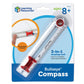 Learning Resources SAFE-T Bullseye Compass, Ruler, Protractor, Early Geometry, Math Class Accessories, Ages 8+