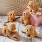 Ceenna 16 Pcs Valentine'S Day Puppy Stuffed Animal Slap Bracelets Cute Puppy Slap Bracelets 8.66 Inch Adorable Puppy Slap Wrist