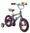 Pacific Funny Monsters Character Kids Bike For Boys And Girls, Ages 3-5 Year Old, 12-Inch Wheels, Steel Frame, Coaster Brakes, Adjustable & Quick Release Seat, Purple