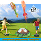 Otoseth Dinosaur Toys Rocket Launcher For Kids, 8 Rockets With 2 Launcher Pads, Launch Up To 100 Ft, Outdoor Toys, Birthday Gift