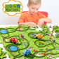 Beby Buty 64 PCS Puzzle Race Track Car Set - Green Plastic Toys for Kids 3-6 Years, Ideal Birthday Gifts for Boys