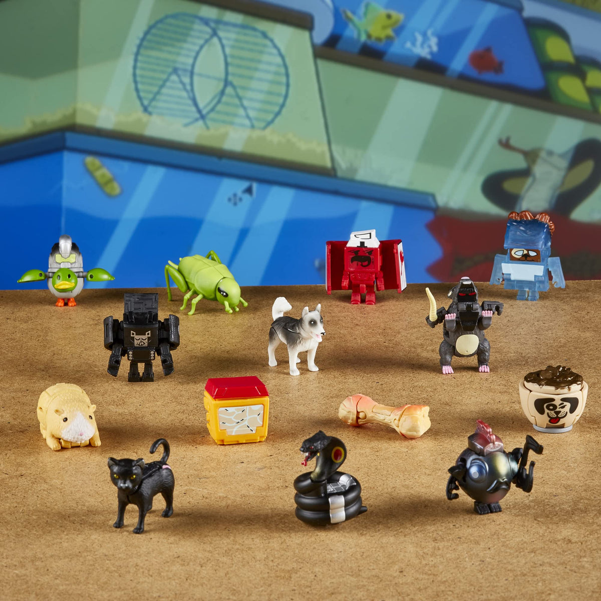 Transformers Rally Case Transformers Toys Botbots Ruckus Rally Series 6 Custodial Crew & Pet ...