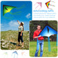 Halloscume Large Delta Kites for Adults Easy to Fly 57.1 Inch with 328.1 ft String Rainbow Beach Delta Kites for Beginner Outdoo