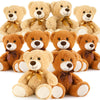 Morismos 10 Packs Bulk Teddy Bears Stuffed Animal, Soft Teddy Bear Bulk, 13.5' Small Bears Plush For Centerpiece Baby Shower, Kids