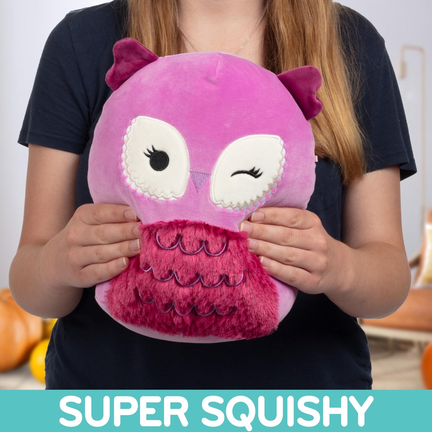 Squishmallows Original 10-Inch Aurura The Owl - Official Jazwares Valentine'S Day Plush - Collectible Soft & Squishy Fuzzy Owl S