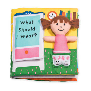 Melissa & Doug Soft Activity Baby Book - Multi Fabric - What Should I Wear? - 1 EA - Model 9204
