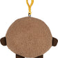 Gund Line Friends Bt21 Shooky Backpack Clip Plush, 4'
