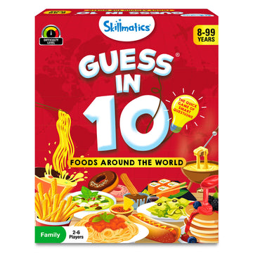 Skillmatics Guess In 10 Foods Around The World, Card Game For Boys, Girls, And Kids Who Love Educational Travel Toys, Board Games, Geography And History, Gifts For Ages 8, 9, 10 And Up