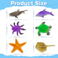 Ocean Animal Series -12pcs Temperature Color Change Bath Toys,Water Table Toys for Easter Egg Fillers,Goodie Bags Fillers,Themed