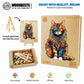Woodbests Wooden Puzzle For Adults, Maine Cat Puzzle (M, 190Pcs, 11.7'X9.4') Beautiful Wooden Box, Wooden Jigsaw Puzzles Unique Shape, Birthday Gifts For Adults And Kids Family Game