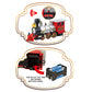 Christmas Toy Train Set, Electric Train Gift With Light, Music & Real Smoke, Travel Train Toys With Steam Locomotive, Present Fo