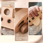 WOODEN TEETHER 3pcs Wooden Cars for Toddlers 1-3 Years Car Toys for Babies Wooden Baby Toys Include Car Boat Air