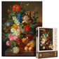 Antelope 2 in 1 1000 Piece Puzzle Bundle - Van Gogh's Time Travel to Muse Da Orsay - 1000 Piece Jigsaw Puzzle Bundle with Vase F