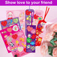Fancy Land Valentines Bookmark Craft Kits Valentines Day Craft for Kids Classroom Home Fun Activities 30 Pack