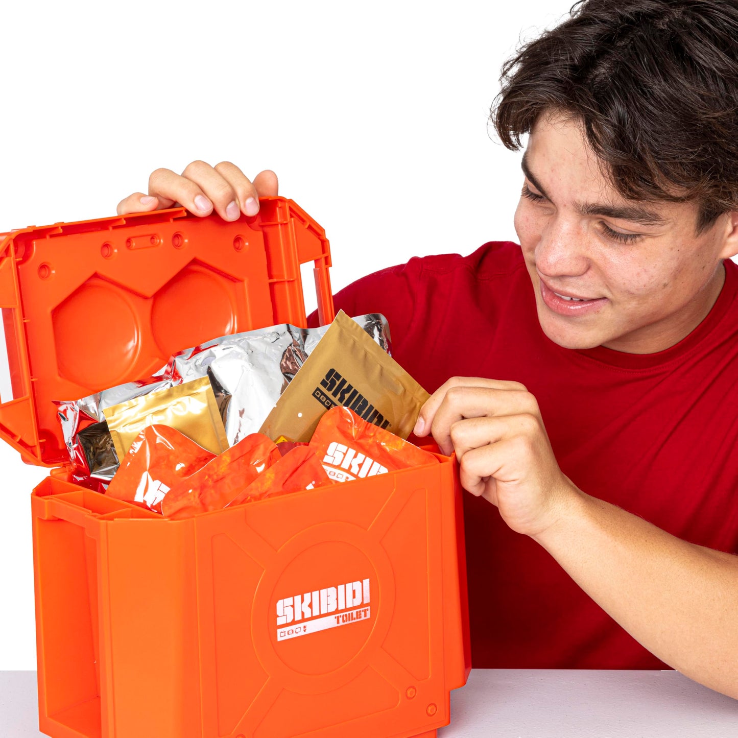 SKIBIDI TOILET Giant Mystery Loot Box - 20 Surprises, Large, Multicolored, Model 1392, Officially Licensed Merchandise