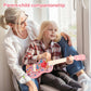 Leeqee 21In Colorful Graffiti Ukulele Guitar For Kids, 4 Strings Kids Guitar Ukulele Musical Instruments Learning Educational To
