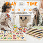 Wooden Puzzles For Toddlers With Storage Rack, Wood City Toddler Puzzles Ages 3-6 For Kids, Learning Preschool Wood Puzzle For Boys And Girls-6 Pack Alphabet Number Shape Fruit Animal Vehicle
