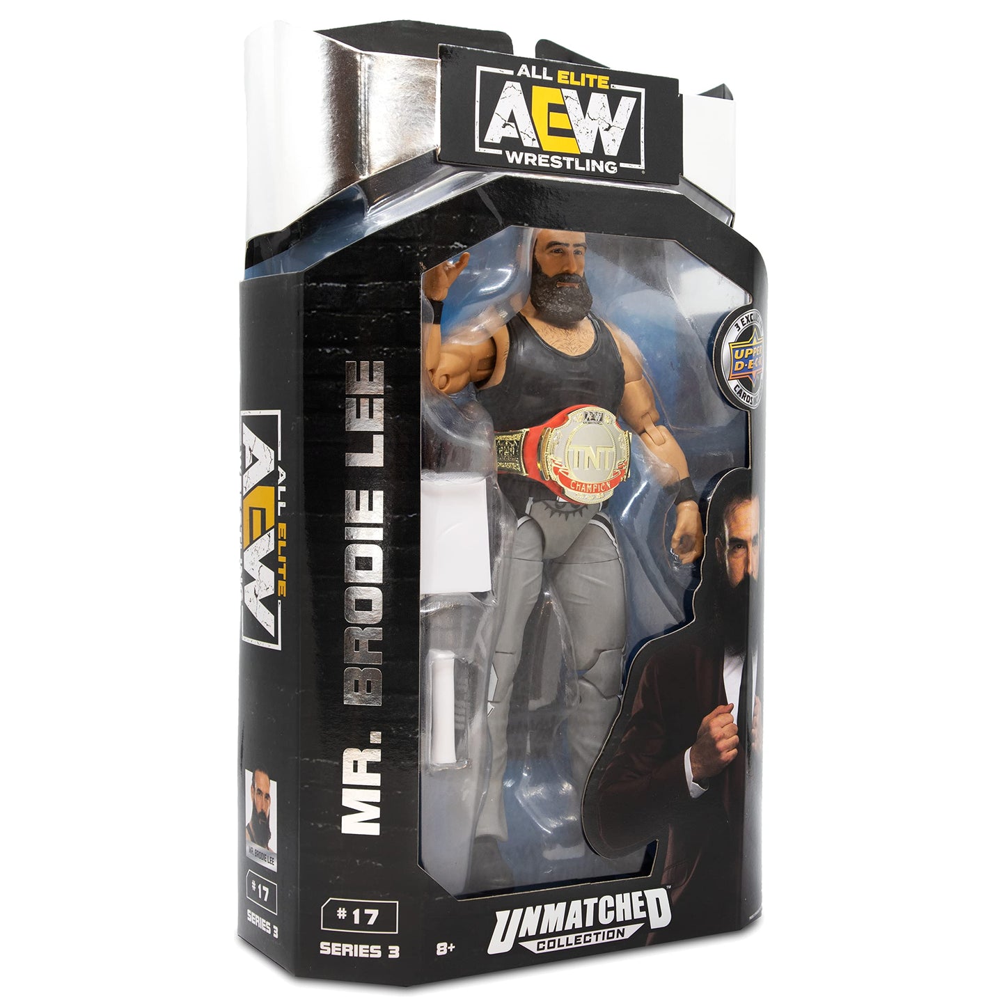 All advanced Wrestling - 6-Inch Brodie Lee Figure with Accessories - Unmatched Collection Series 3
