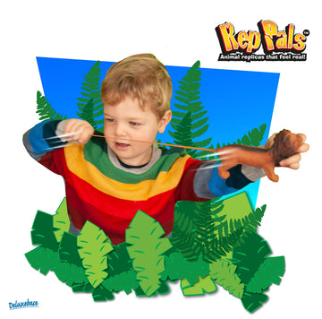 Rep Pals - Lion, Stretchy Toy from Deluxebase. Super Stretchy Animal replicas That Feel Real, Great for Kids