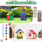 ILHSTY 6 Pack Large DIY Bird Houses Kits for Kids, Kids Crafts Wood Houses for Crafts Class Parties, DIY Crafts and Art Birdhous