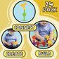 Bunmo Suction Bath Toys 24Pcs | Connect, Build, Create | No Mold Bath Toy | Hours Of Fun & Creativity | Stimulating & Addictive Sensory Suction Toy | No Hole Bath Toy | Mold Free Bath Toys