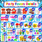 KissFuture 1000 PCS Fidget Toys Bulk - Party Favors, Goodie Bag Stuffers, Birthday Gifts, Classroom Prizes, Pinata Fillers, Carnival Rewards