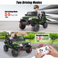 Hikole Ride On Car Truck, 12V Battery Powered Kids Electric Car W/ 2.4 Ghz Parental Remote Control,Spring Suspension,Led Lights,