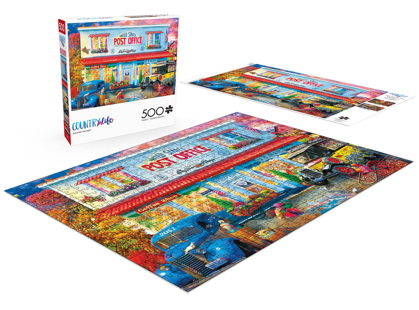 Buffalo Games Country Life 500 Piece Jigsaw Puzzle - Large Multicolor Paper Model 33251