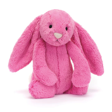 Jellycat Bashful Hot Pink Bunny Stuffed Animal, Medium 12 Inches | Rabbit And Bunny Plush Toy | Classic Children'S Gift