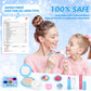 INNOCHEER Kids Makeup Kit for Girl Toys, Frozen Toys for Girls Makeup Kit, Washable Make Up for Kids Double Layer, Frozen Makeup