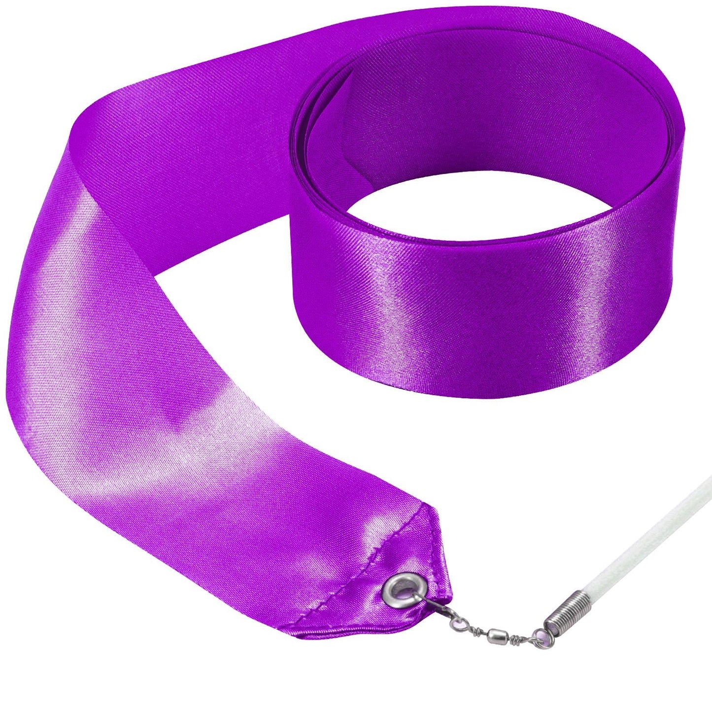 Hiunicorn 12Pcs Purple Dance Ribbons, Purple Party Favors, Ribbon Dancer Wand For Kids Girls Gymnastics Ballerina Birthday Party Decoration