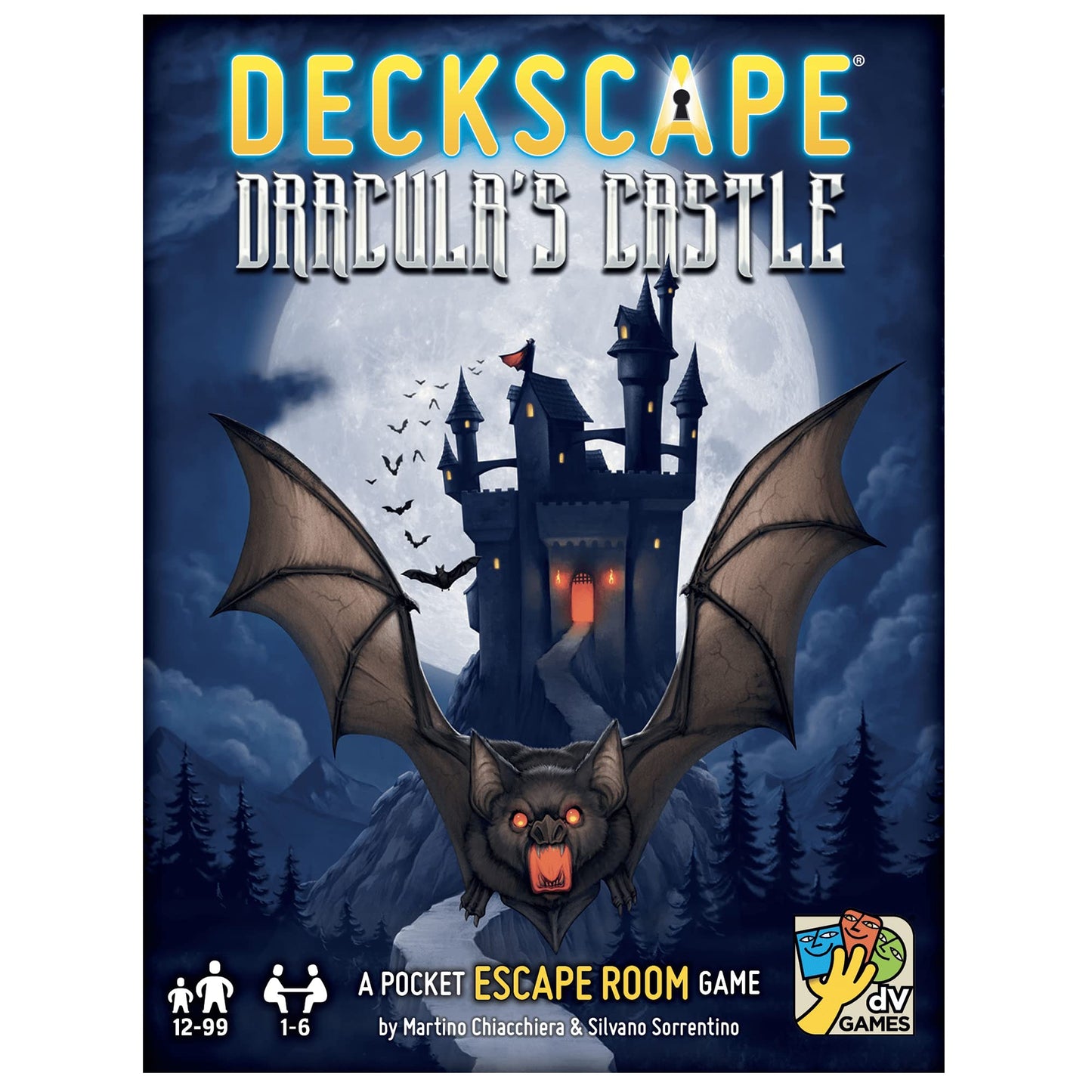 Dv Giochi Davinci Games Deckscape: Dracula'S Castle,Various