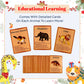 Noah'S Ark Toy, Balancing Game Religious Stacking Educational Board Game With Animal Toy, 50 Animals