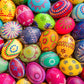 Puzzles For Adults 1000 Piece - Easter Eggs - Jigsaw Puzzles 1000 Pieces Puzzles Painted Easter Eggs & Vintage Easter Eggs Puzzles
