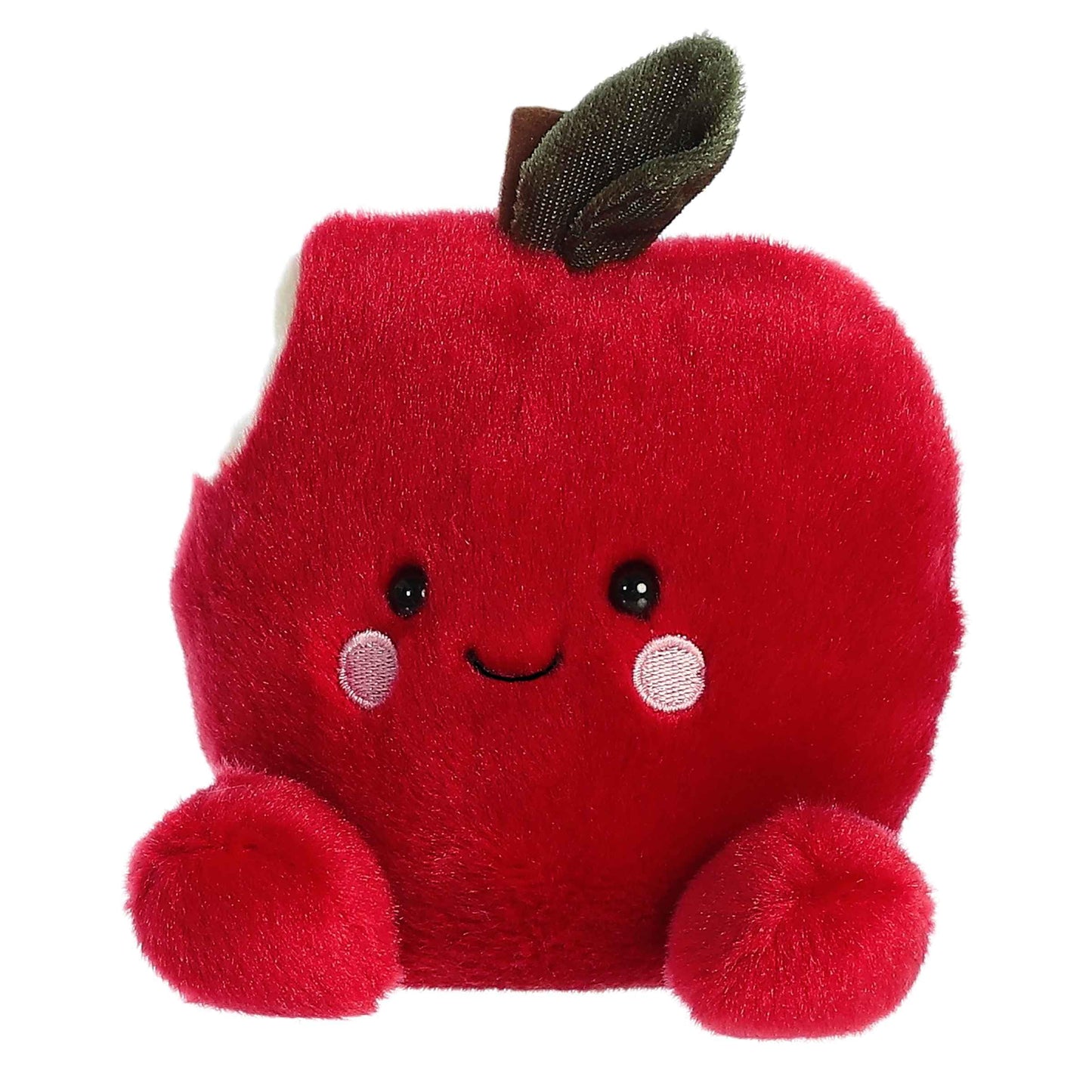 Aurora® Palm Pals™ Crisp Red Apple™ Stuffed Animal - 5" Small Plush Toy - Collectible Red Polyester