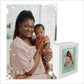 Photo Personalized Puzzle for New Baby | 1000 Piece, Custom Jigsaw Puzzle (Vertical/Portrait) | 20 x 30 | I See Me!