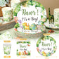 200 Pcs Dinosaur Baby Shower Paper Plates Napkins Cups Baby Shower Party Supplies Tableware Set Dinosaur Disposable Cup Napkin F
