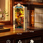 Robotime Book Nook Kit With Dustproof Sheet Diy Miniature House With Led Booknook Bookshelf Insert Decor 3D Wooden Bookend Model