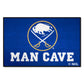 FANMATS 14398 NHL - Buffalo Sabres Man Cave Starter Mat Accent Rug - 19in. x 30in. | Sports Fan Home Decor Rug and Tailgating Ma