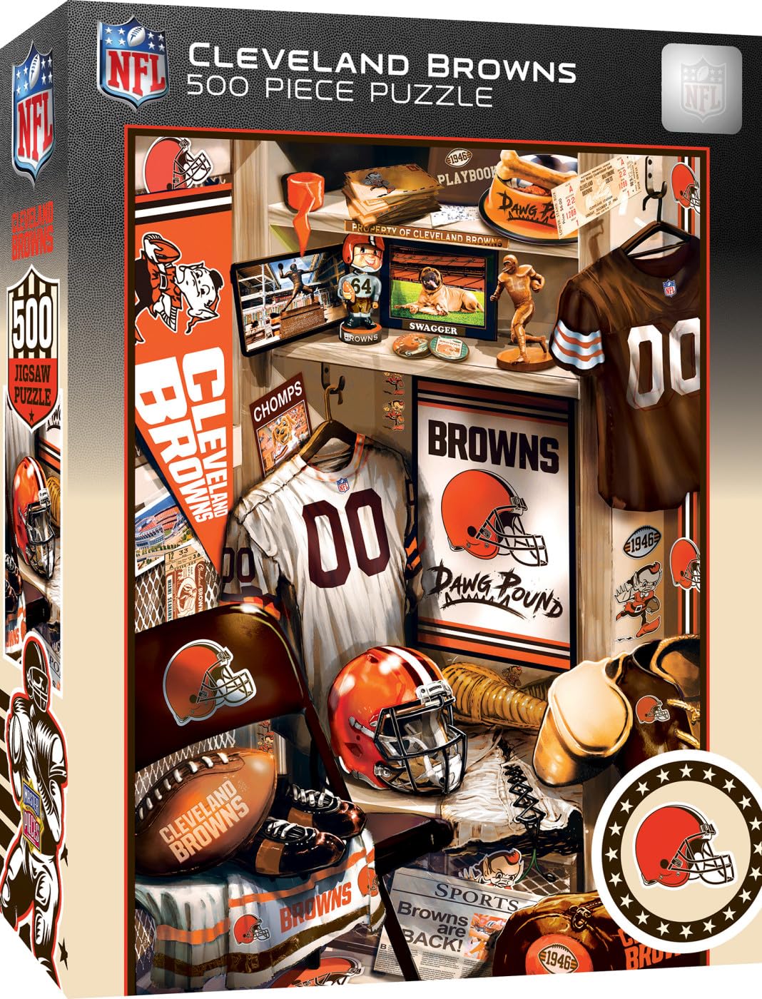 Cleveland Browns Puzzle 500 Piece Locker Room