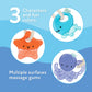 Nuby Icybite Sea Teether For Teething Relief - 3+ Months - Baby Teething Toy