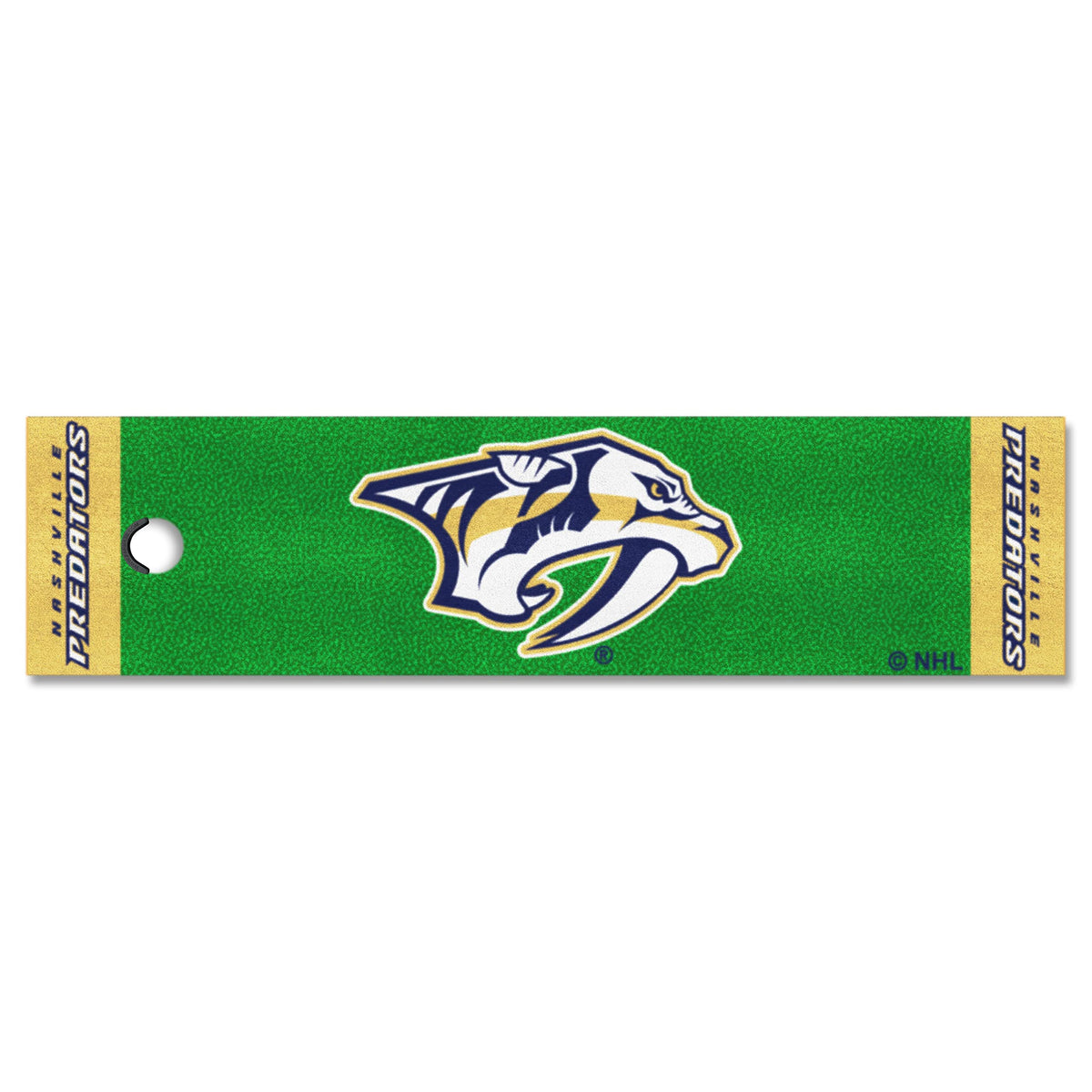 FANMATS 15576 Team Color 18x72 NHL - Nashville Predators Putting Green Mat